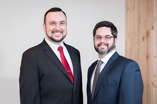 Photo of attorneys Jason Machnik and Benjamin Herbert